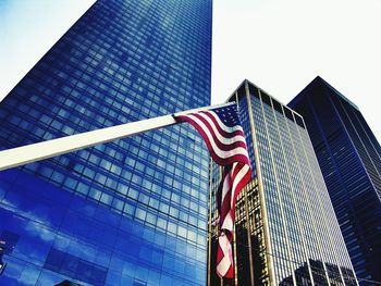 Low angle view of modern building