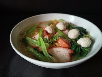 Close-up of salad in bowl