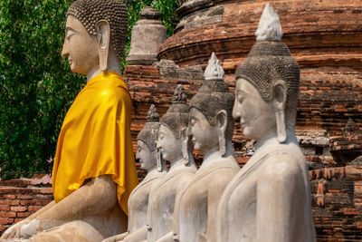 Statue of buddha statues in temple