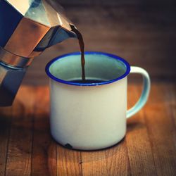 Close-up of drink on table