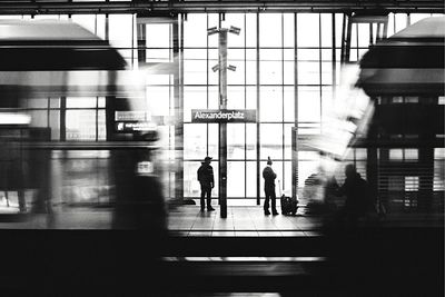 People in city
