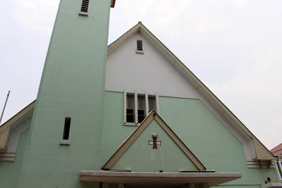 Low angle view of building against sky