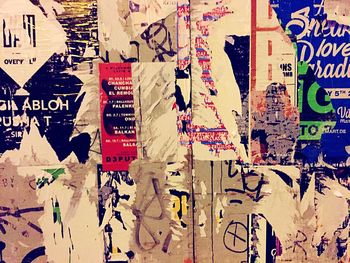 Graffiti on wall