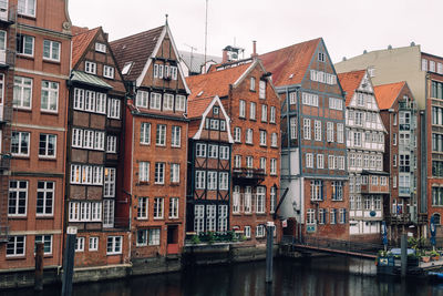 Buildings in city against sky