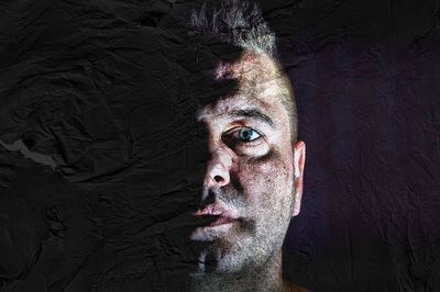 Close-up portrait of a cat