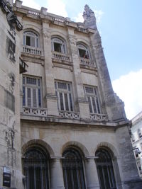 Low angle view of building against sky