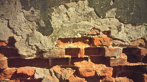 Full frame shot of stone wall