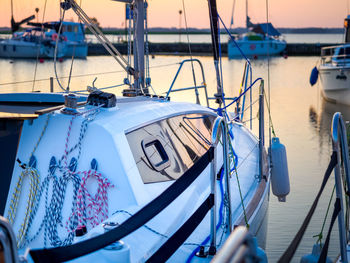 Boats in sea