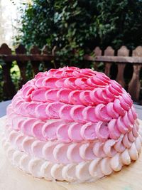 Close-up of cupcakes on table