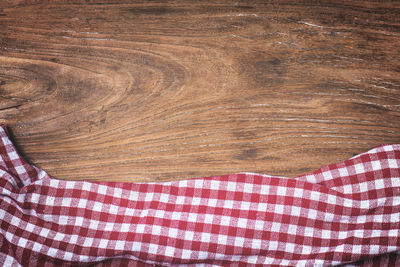 High angle view of pattern on table