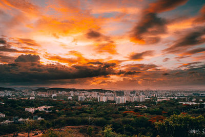 Landscape sunset photo