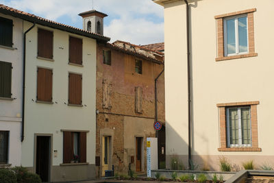 The old town of mozzanica in the province of bergamo, lombardy, italy.