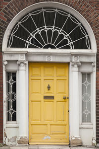 Entrance of building