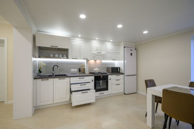 Interior of kitchen at home