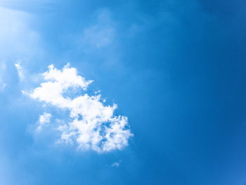 Low angle view of clouds in sky