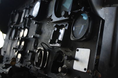 Close-up of machine part