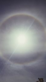 Scenic view of rainbow in sky