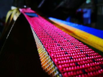 Close-up of multi colored lights