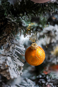 Close-up of christmas decorations