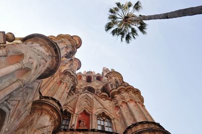 Low angle view of historical building against sky