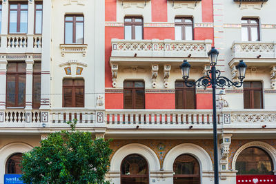 Low angle view of residential building