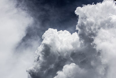 Low angle view of cloudscape against sky