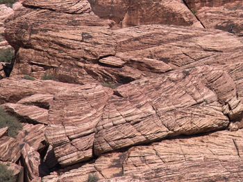 Full frame shot of rock formation