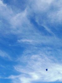 Low angle view of cloudy sky