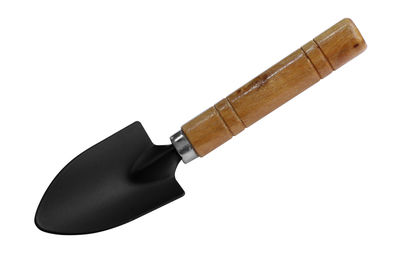 Close-up of communications tower against white background