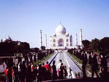 Tourists at grand palace