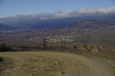 Scenic view of landscape against sky