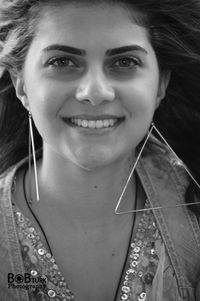 Portrait of woman smiling