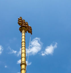 Low angle view of blue sky