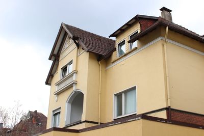 Low angle view of building against sky