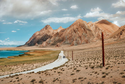 Panoramic view of beach against sky