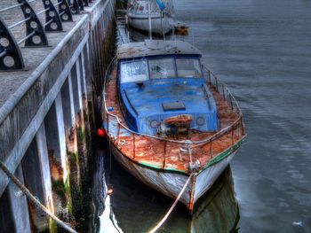 Boats in canal