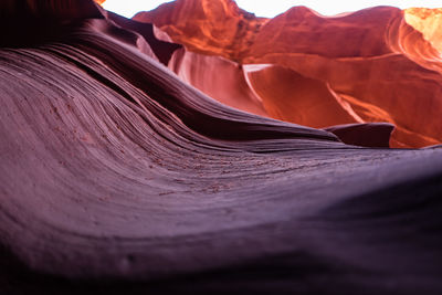 Close-up of rock formation