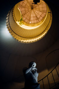 Low angle view of statue