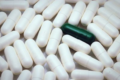 Full frame shot of eggs