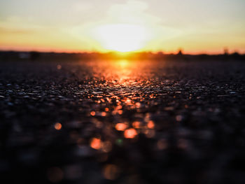 Sun shining through clouds