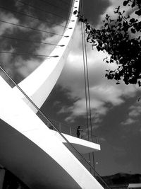 Low angle view of built structure against sky