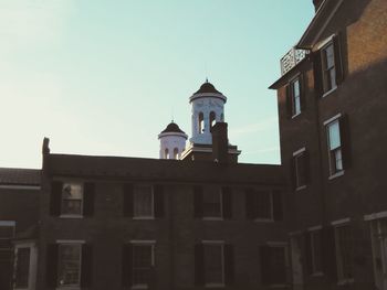 Low angle view of building against sky
