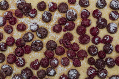 Full frame shot of pizza