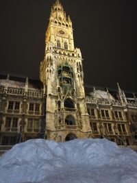 Low angle view of clock tower