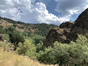 Panoramic view of landscape against sky