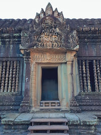 Exterior of old building against sky