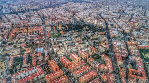 Full frame shot of buildings in city