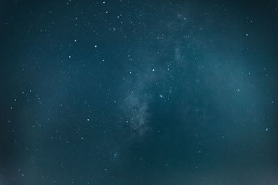 Low angle view of star field at night