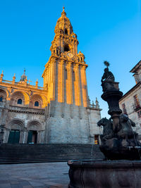 Low angle view of historical building