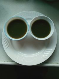 Coffee cup on table